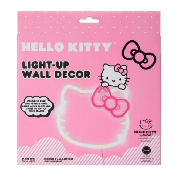 Hello Kitty® Light-Up Wall Decor Sign - New In Box - Picture 5 of 5
